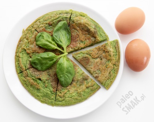 Zielone jajka - omlet ze szpinakiem, Paleo SMAK