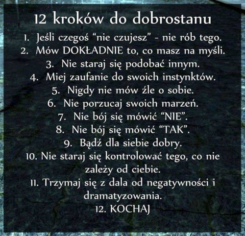 12 kroków do dobrostanu