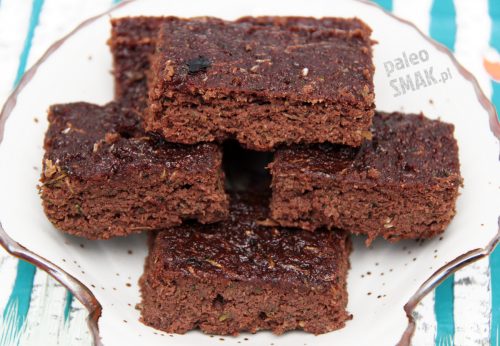 Brownie z cukinii (ciasto czekoladowe paleo)